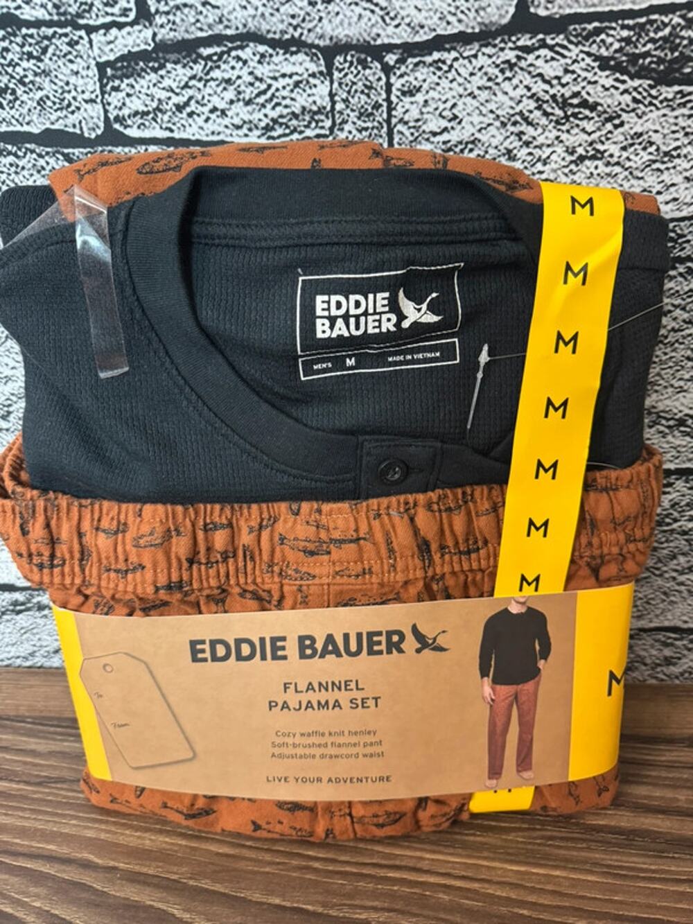 NWT Men’s Eddie Bauer Flannel Pajama Set - Medium